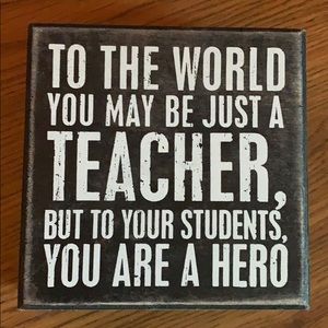 Perfect for a teacher